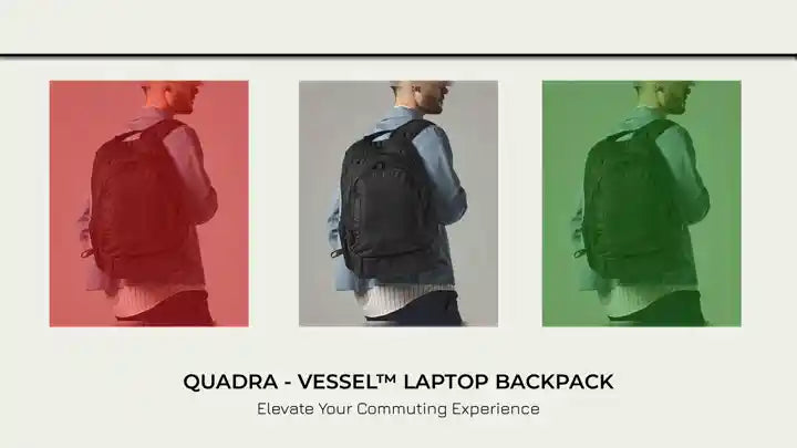 Quadra - Vessel&trade; Laptop Backpack by@Outfy