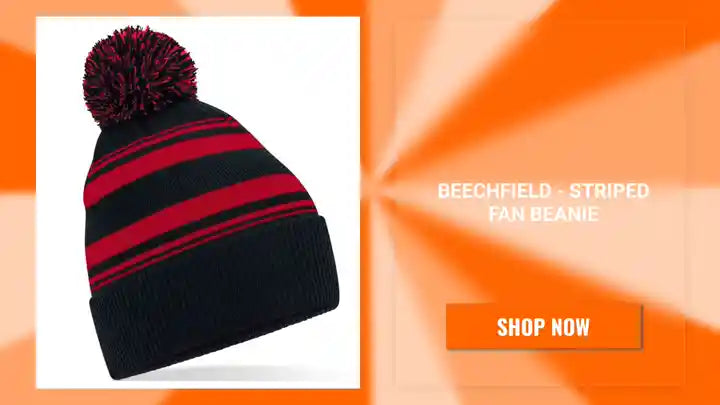 Beechfield - Striped Fan Beanie by@Outfy