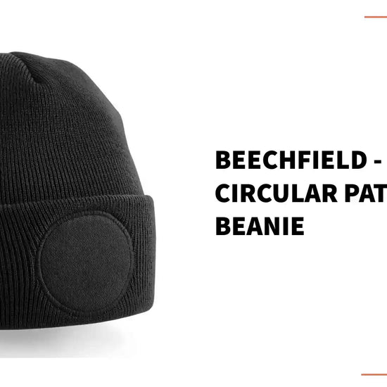 Beechfield - Circular Patch Beanie - BB446 BLK ONE
