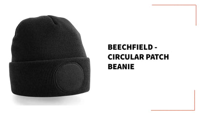 Beechfield - Circular Patch Beanie - BB446 BLK ONE