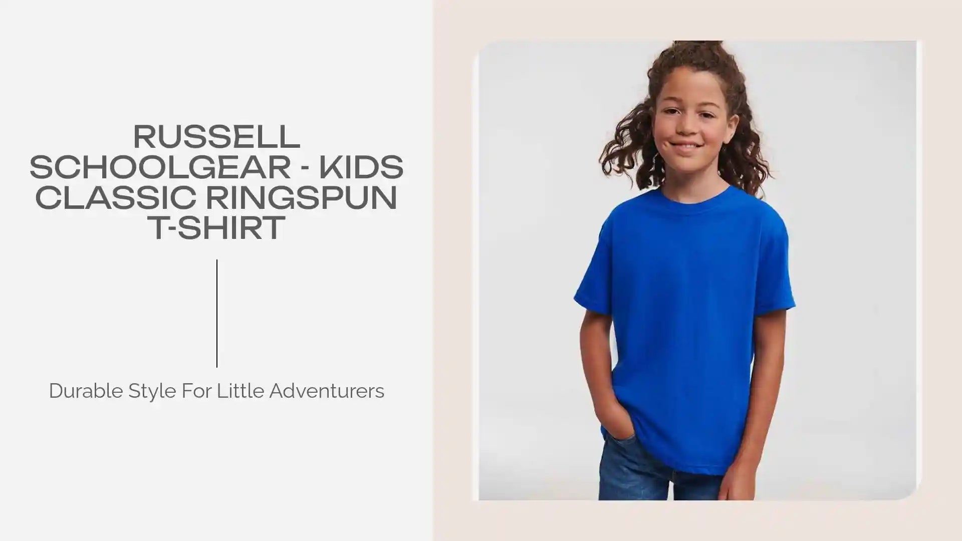 Russell Schoolgear - Kids Classic Ringspun T-Shirt by@Outfy