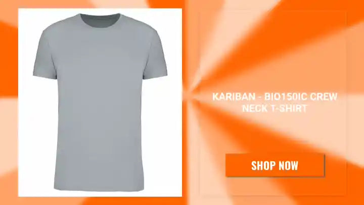 Kariban - BIO150IC Crew Neck T-Shirt by@Outfy