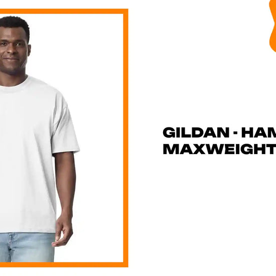 Gildan - Hammer Maxweight T-Shirt - GD201 WHI S
