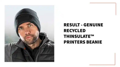 Result - Genuine Recycled Thinsulate&trade; Printers Beanie by@Outfy