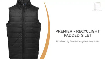 Premier - Recyclight Padded Gilet by@Outfy