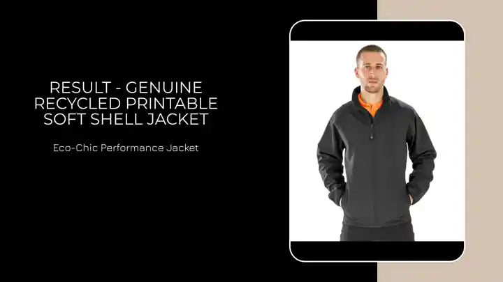 Result - Genuine Recycled Printable Soft Shell Jacket by@Outfy