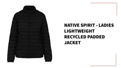 Native Spirit - Ladies Lightweight Recycled Padded Jacket by@Outfy