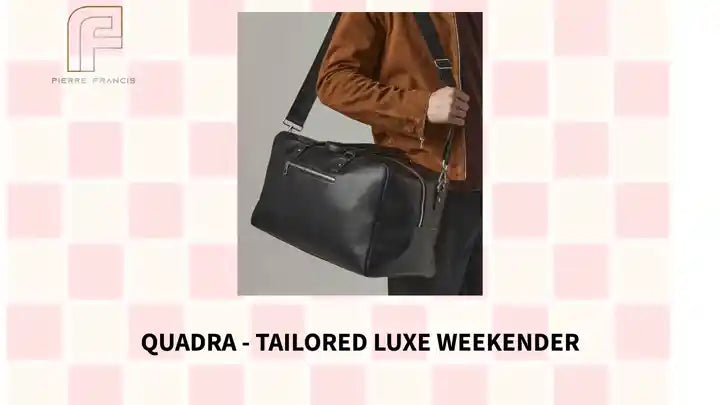 Quadra - Tailored Luxe Weekender by@Outfy