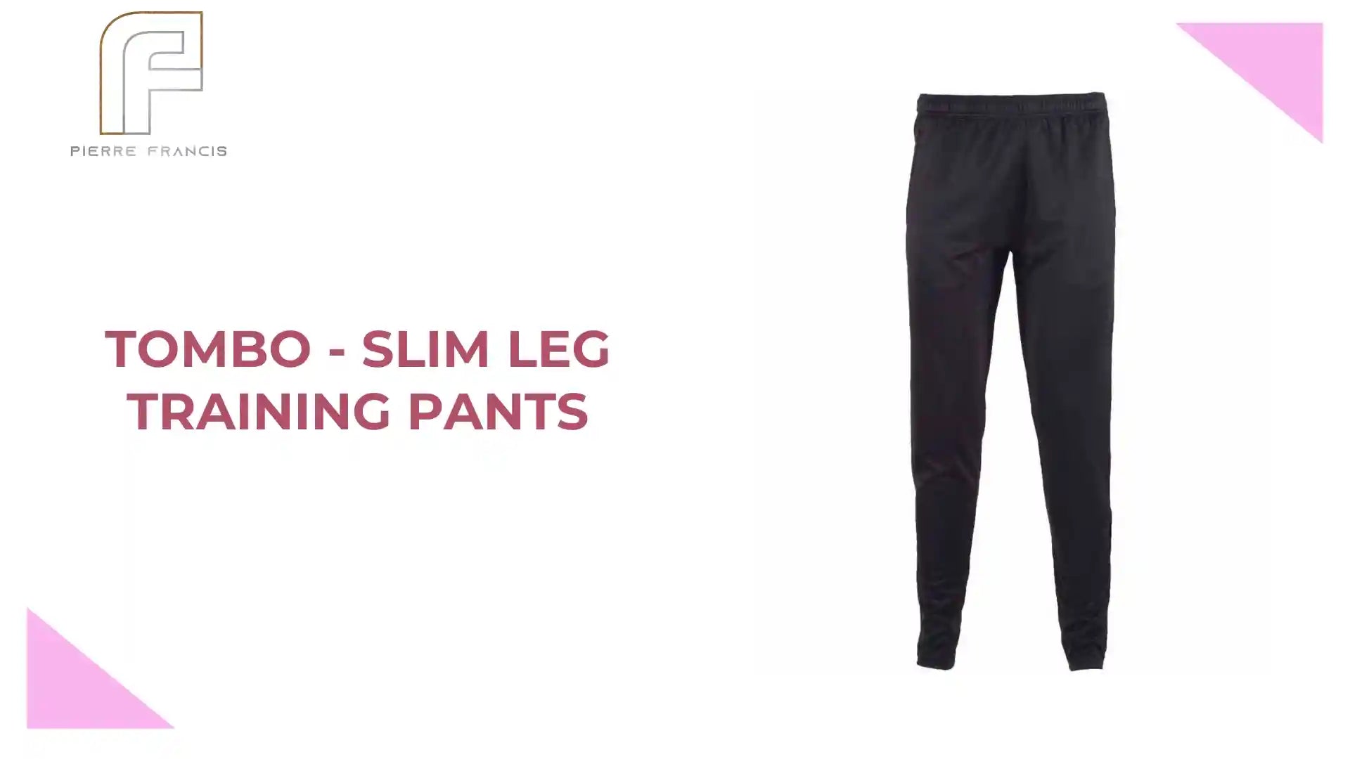 Tombo - Slim Leg Training Pants by@Outfy