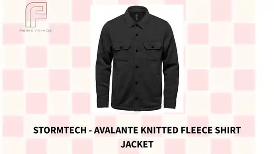 Stormtech - Avalante Knitted Fleece Shirt Jacket by@Outfy