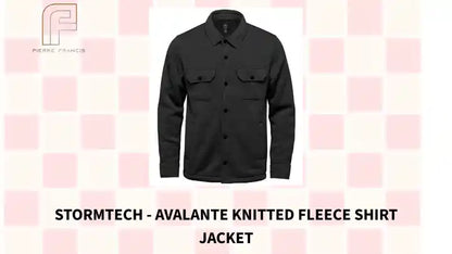 Stormtech - Avalante Knitted Fleece Shirt Jacket by@Outfy