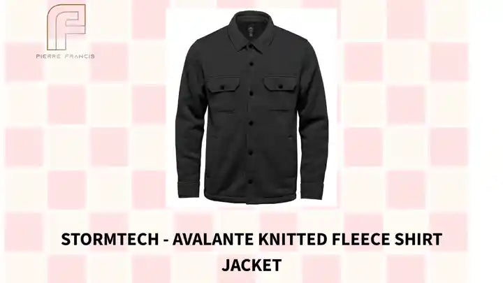 Stormtech - Avalante Knitted Fleece Shirt Jacket by@Outfy