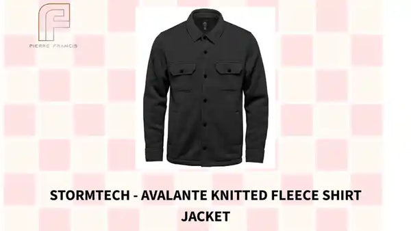 Stormtech - Avalante Knitted Fleece Shirt Jacket by@Outfy