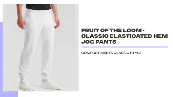 Fruit of the Loom - Classic Elasticated Hem Jog Pants by@Outfy