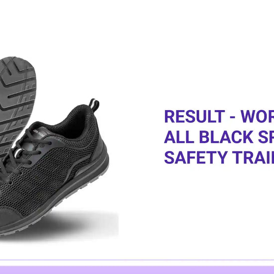 Result - Work-Guard All Black SRA SB Safety Trainers by@Outfy