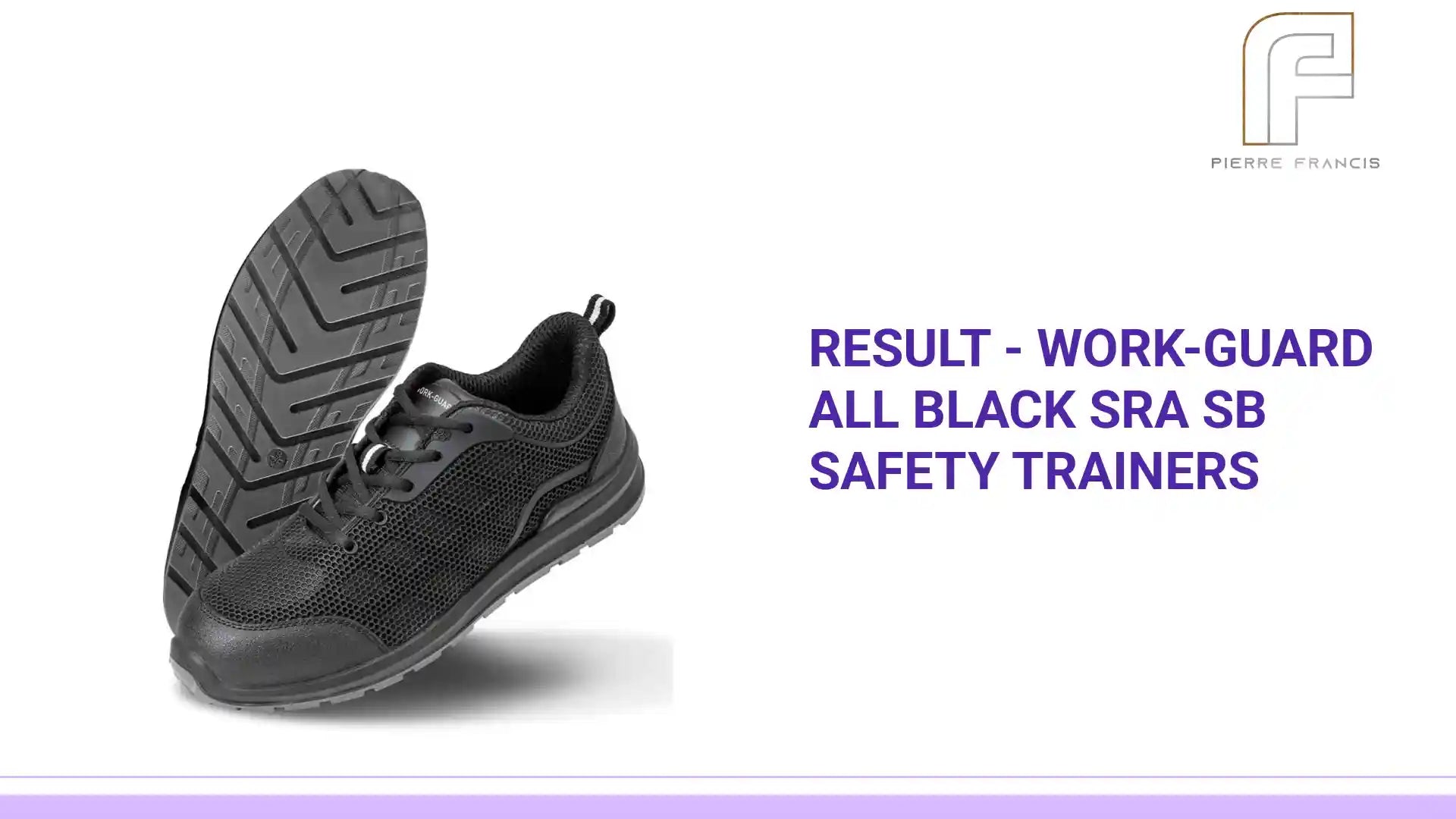 Result - Work-Guard All Black SRA SB Safety Trainers by@Outfy