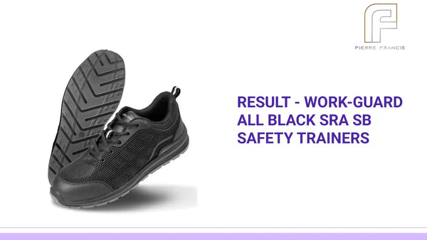 Result - Work-Guard All Black SRA SB Safety Trainers by@Outfy