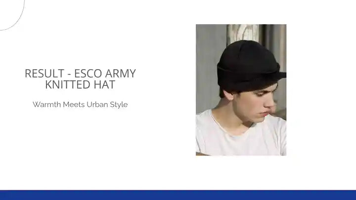 Result - Esco Army Knitted Hat by@Outfy