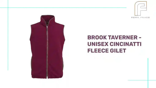 Brook Taverner - Unisex Cincinatti Fleece Gilet by@Outfy