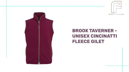 Brook Taverner - Unisex Cincinatti Fleece Gilet by@Outfy