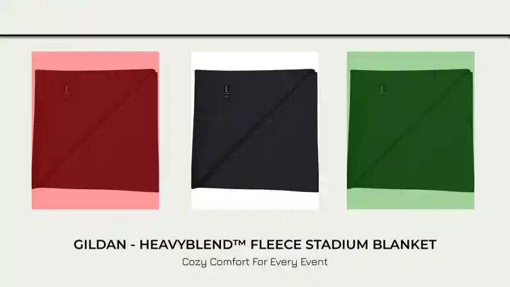 Gildan - HeavyBlend&trade; Fleece Stadium Blanket by@Outfy