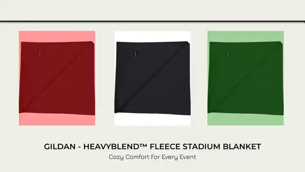 Gildan - HeavyBlend&trade; Fleece Stadium Blanket by@Outfy