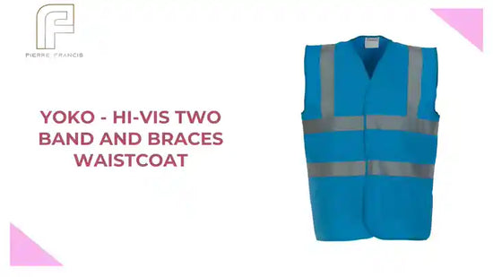 Yoko - Hi-Vis Two Band and Braces Waistcoat by@Outfy
