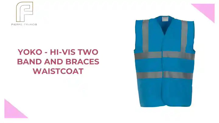 Yoko - Hi-Vis Two Band and Braces Waistcoat by@Outfy