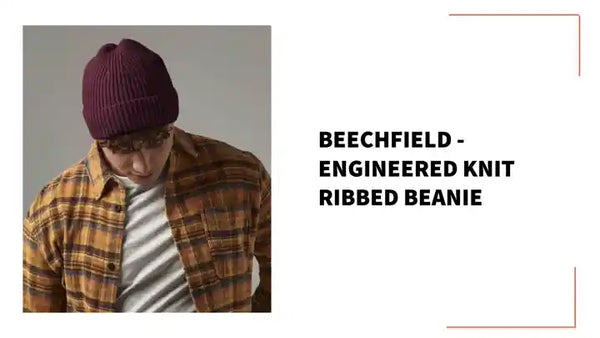 Beechfield - Engineered Knit Ribbed Beanie by@Outfy