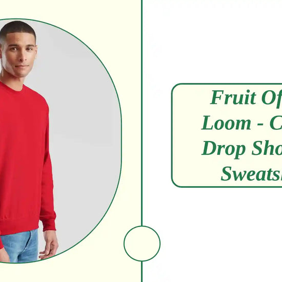 Fruit of the Loom - Classic Drop Shoulder Sweatshirt by@Outfy