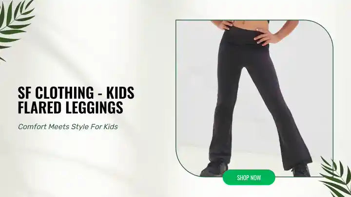 SF Clothing - Kids Flared Leggings by@Outfy