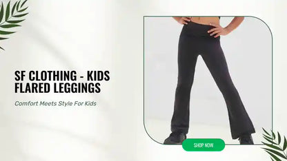SF Clothing - Kids Flared Leggings by@Outfy
