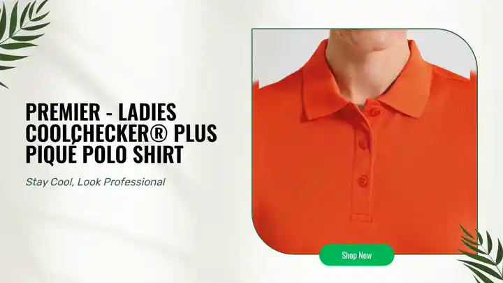 Premier - Ladies Coolchecker&reg; Plus Piqu&eacute; Polo Shirt by@Outfy