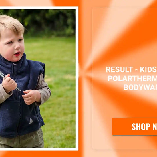 Result - Kids / Youths Polartherm™ Fleece Bodywarmer - RS37B NAV 3-4