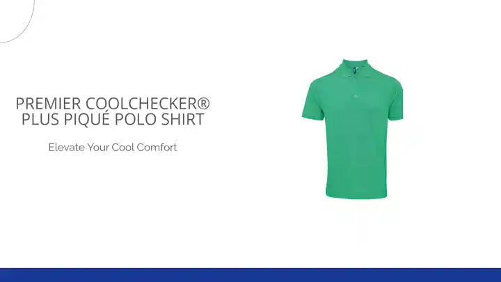 Premier Coolchecker&reg; Plus Piqu&eacute; Polo Shirt by@Outfy