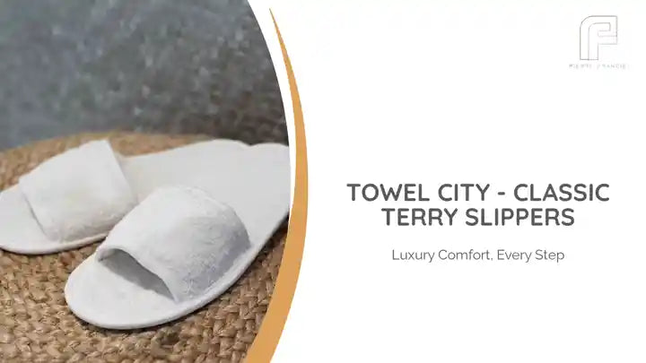 Towel City - Classic Terry Slippers by@Outfy