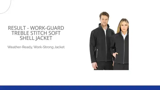Result - Work-Guard Treble Stitch Soft Shell Jacket by@Outfy