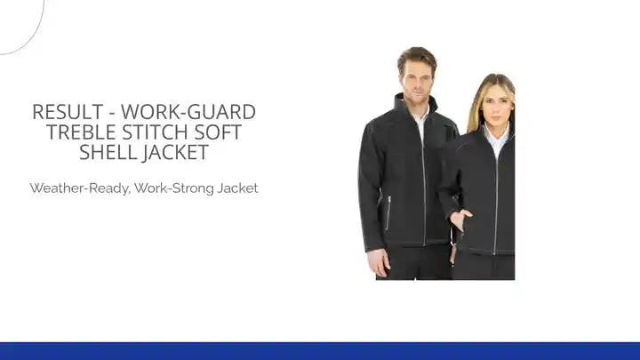 Result - Work-Guard Treble Stitch Soft Shell Jacket by@Outfy