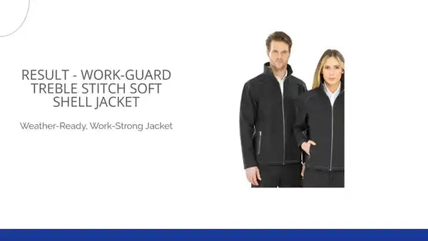 Result - Work-Guard Treble Stitch Soft Shell Jacket by@Outfy