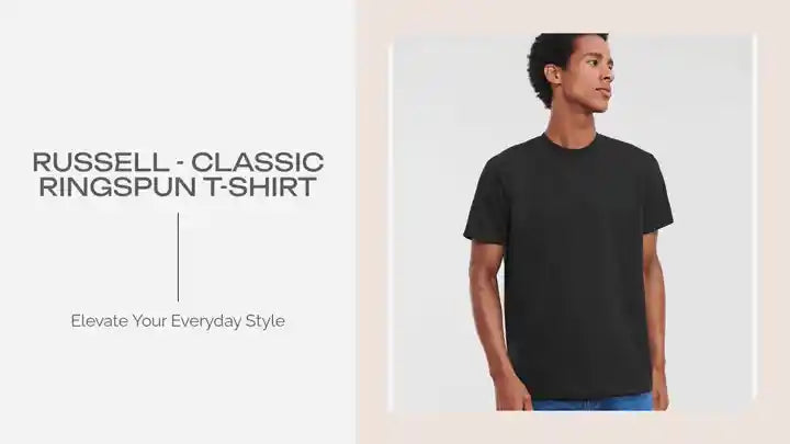 Russell - Classic Ringspun T-Shirt by@Outfy