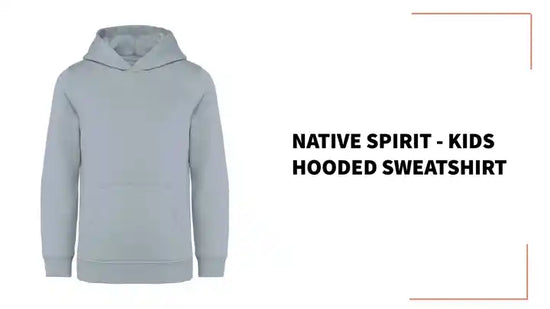 Native Spirit - Kids Hooded Sweatshirt by@Outfy