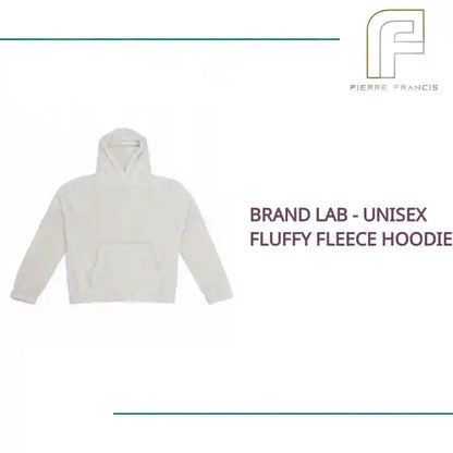 Brand Lab - Unisex Fluffy Fleece Hoodie by@Outfy