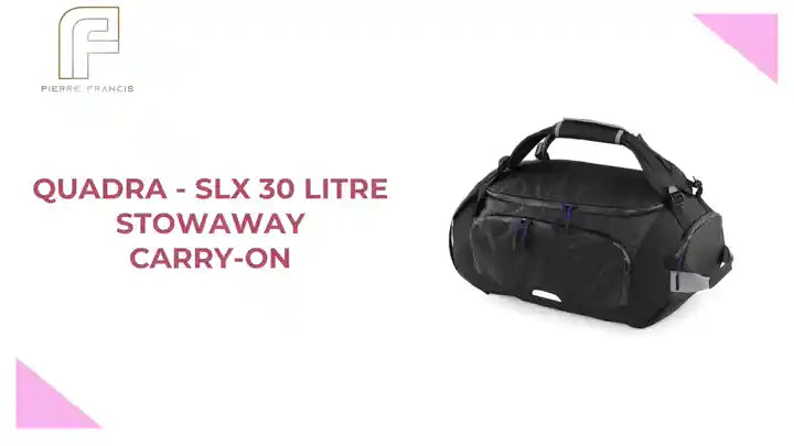 Quadra - SLX 30 Litre Stowaway Carry-On by@Outfy