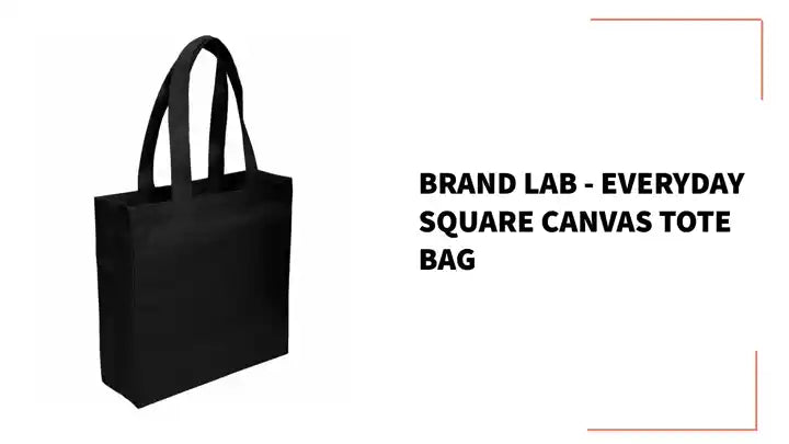 Brand Lab - Everyday Square Canvas Tote Bag by@Outfy