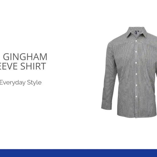 Premier - Gingham Long Sleeve Shirt by@Outfy