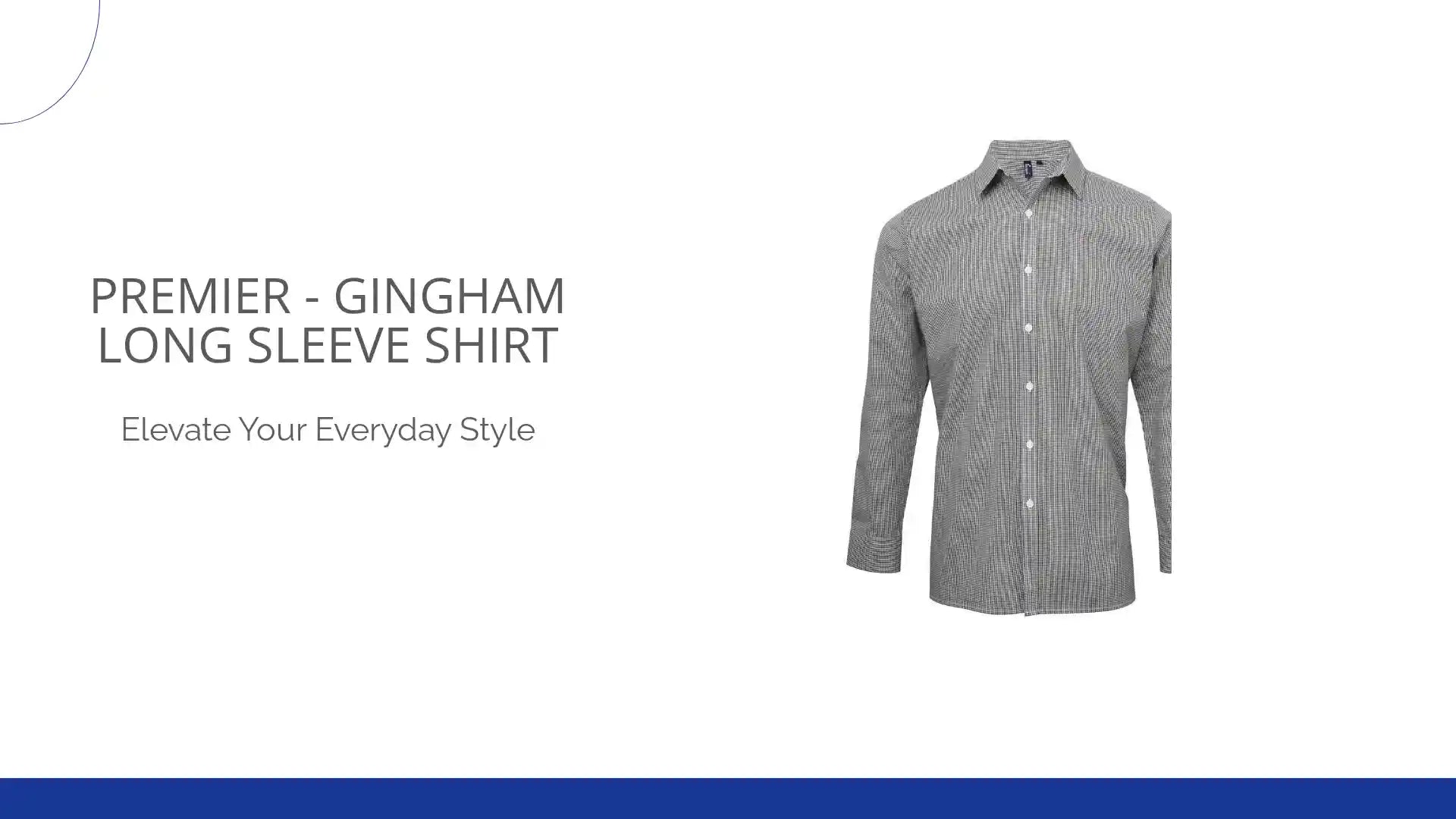 Premier - Gingham Long Sleeve Shirt by@Outfy