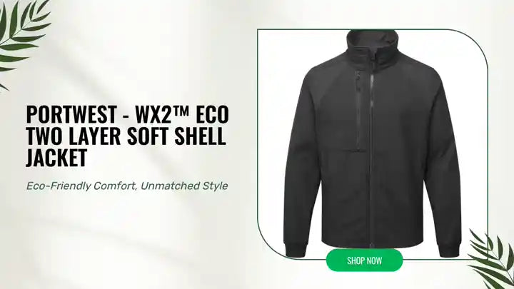 Portwest - WX2&trade; Eco Two Layer Soft Shell Jacket by@Outfy