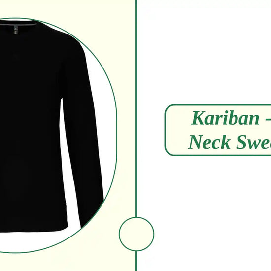 Kariban - Crew Neck Sweatshirt by@Outfy