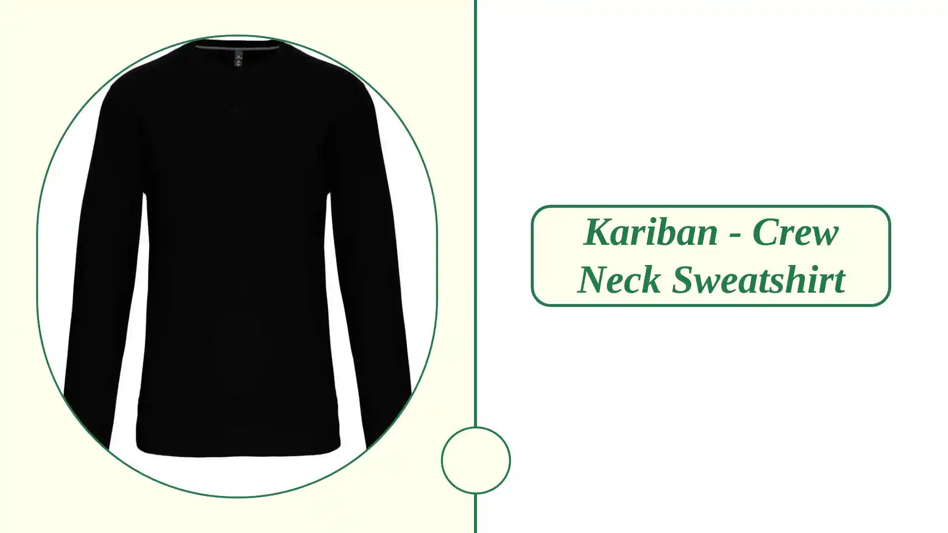 Kariban - Crew Neck Sweatshirt by@Outfy