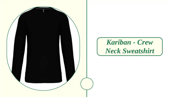 Kariban - Crew Neck Sweatshirt by@Outfy